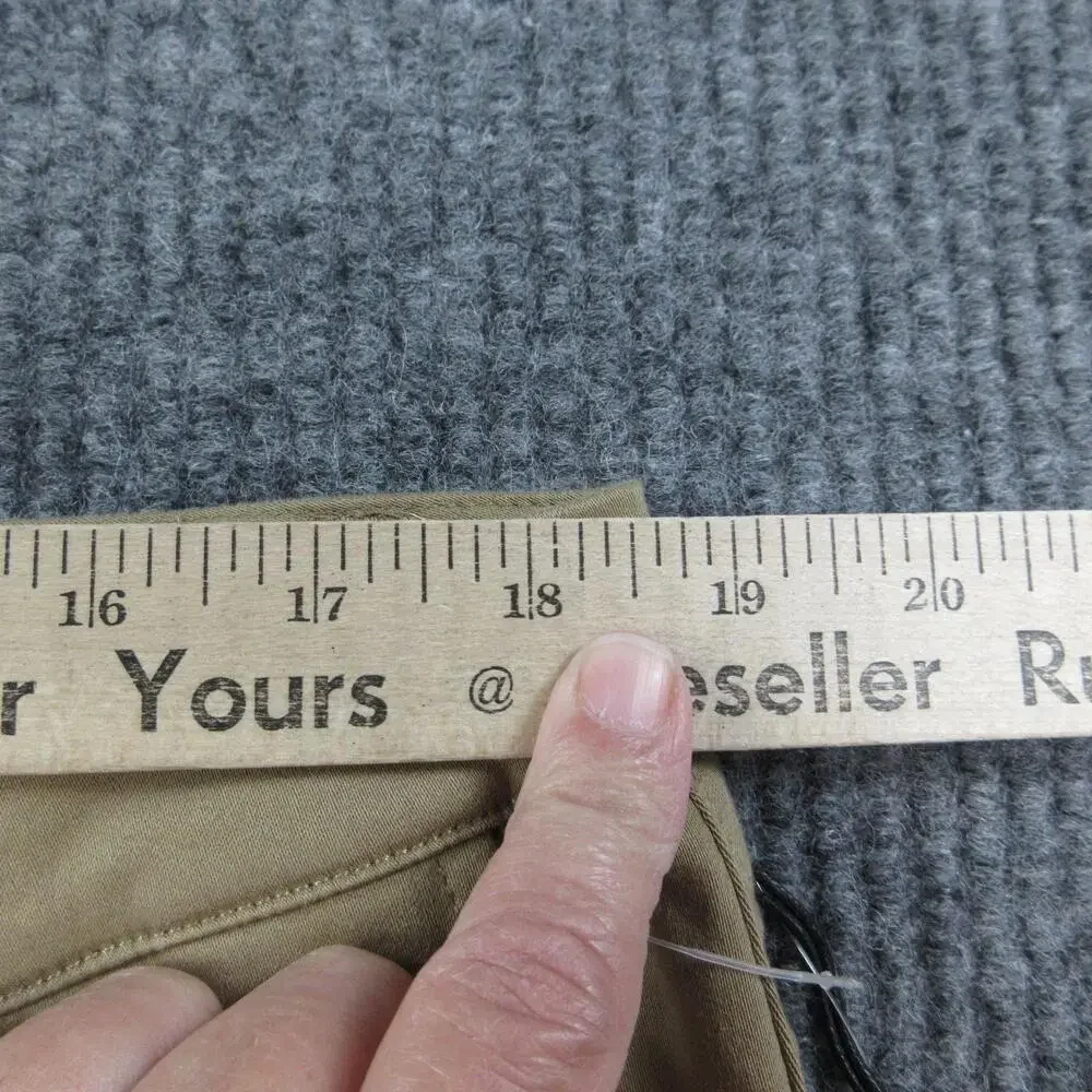 Hawker Rye Pants Mens 38 Brown Chino Athletic Straight Flat Front 37x30.5* NWT
